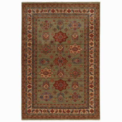 Lineage Rug – Medallion Laurel – cabin lodge area rug