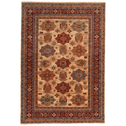 Lineage Rug – Medallion Sand – cabin lodge area rug
