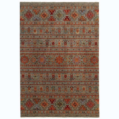 Lineage-Kilim Cadet Blue – cabin lodge area rug