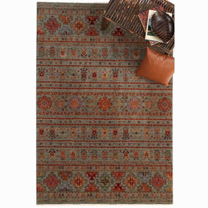 Lineage-Kilim Cadet Blue – detail view