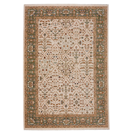 Jules Rug – Sarouk Ivory Multi – cabin lodge area rug