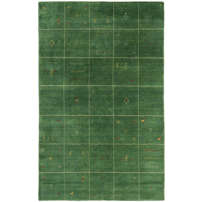 Zagros Verdant Green Rug – cabin lodge area rug