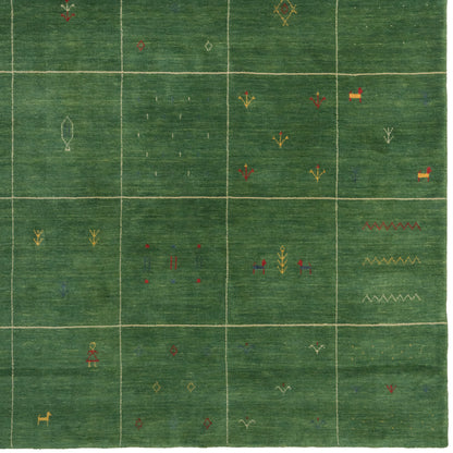 Zagros Verdant Green Rug – room setting