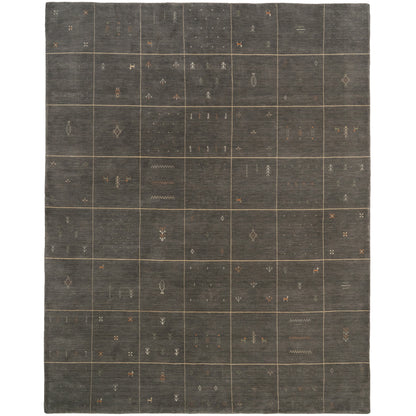 Zagros Steel Gray Rug – cabin lodge area rug