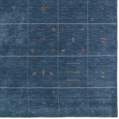 Zagros Cobalt Blue Rug – room setting