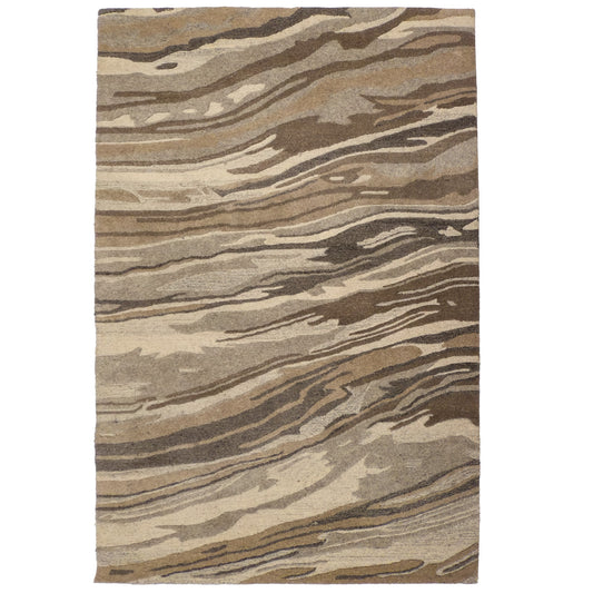 Capel Ripple Area Rug - Tan