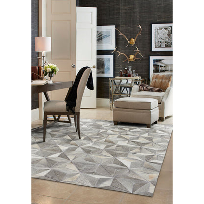 Laramie Rug – Diamond Grey – detail view