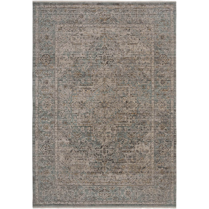 Zenith Rug – Heriz Mist – cabin lodge area rug