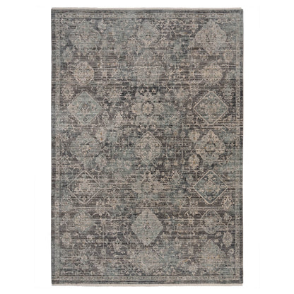 Zenith Rug – Sarouk Slate – cabin lodge area rug