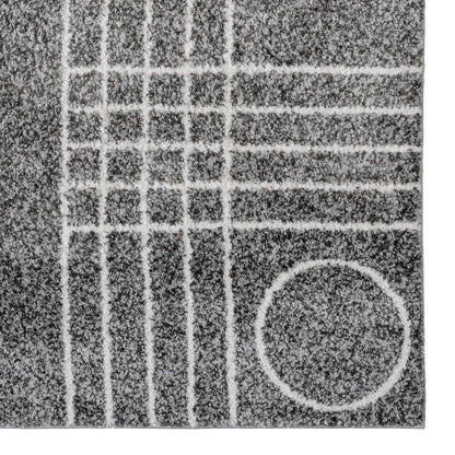 Deco Gray Rug – close up