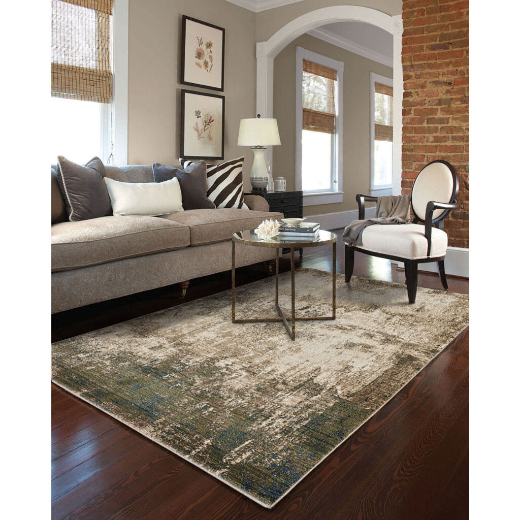 Landis Rug – Abstract Stone Multi – detail view