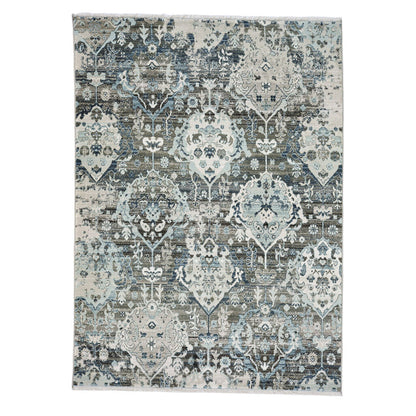 Landis Rug – Isfahan Charcoal – cabin lodge area rug