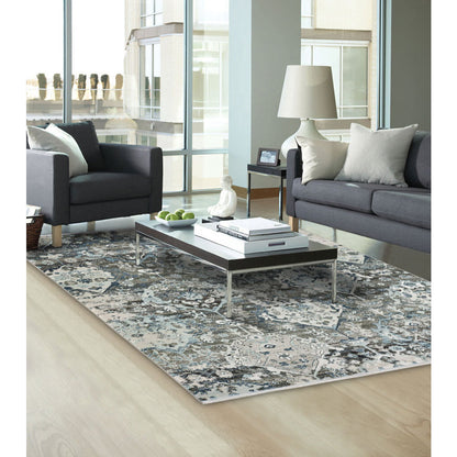 Landis Rug – Isfahan Charcoal – detail view