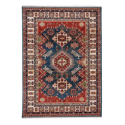 Landis Rug – Kazak Century Blue – cabin lodge area rug