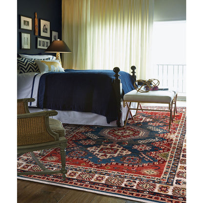 Landis Rug – Kazak Century Blue – detail view