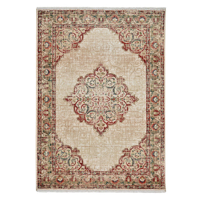 Landis Rug – Kirman Ivory – cabin lodge area rug