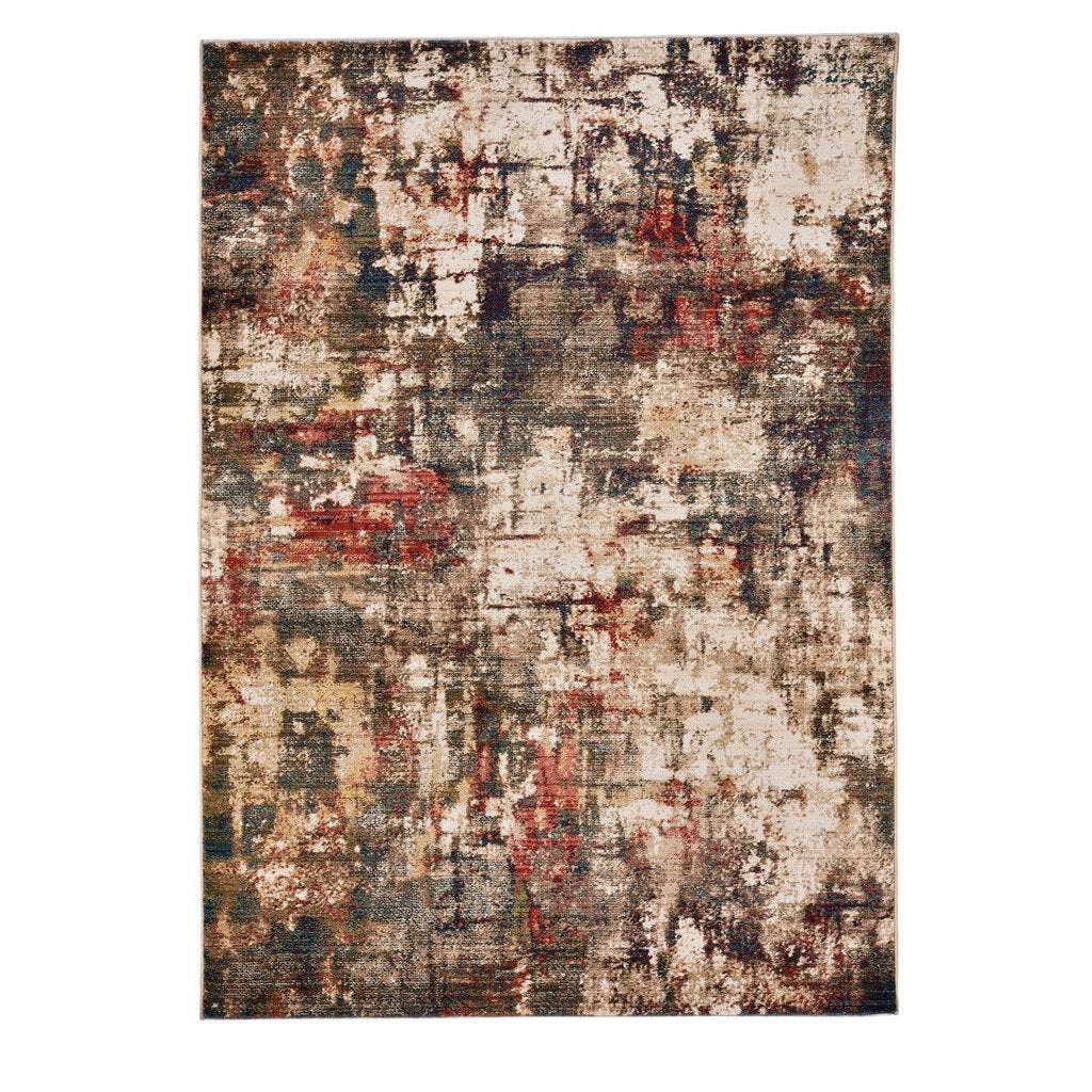 Alden Rug – Abstract Multi – cabin lodge area rug