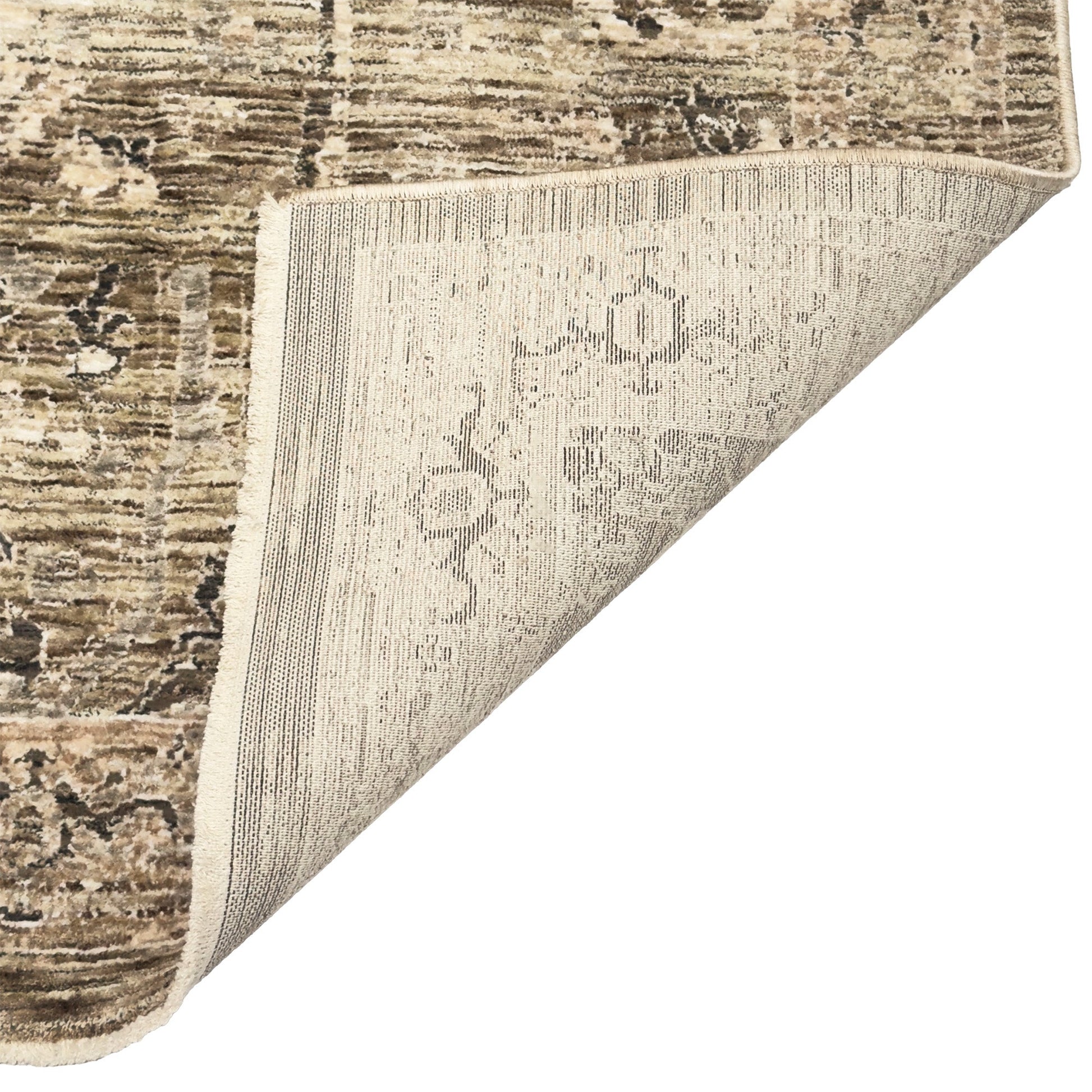 Capel Great Horn-Heriz Area Rug - Green - Back View