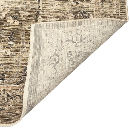 Capel Great Horn-Heriz Area Rug - Green - Back View