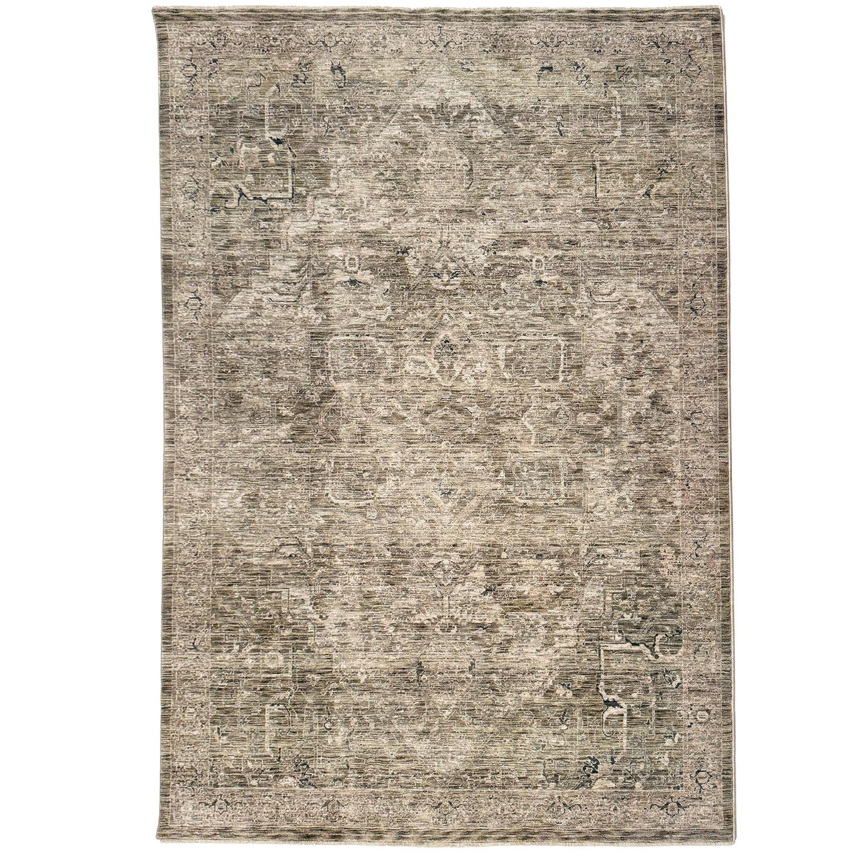 Capel Great Horn-Heriz Area Rug - Green