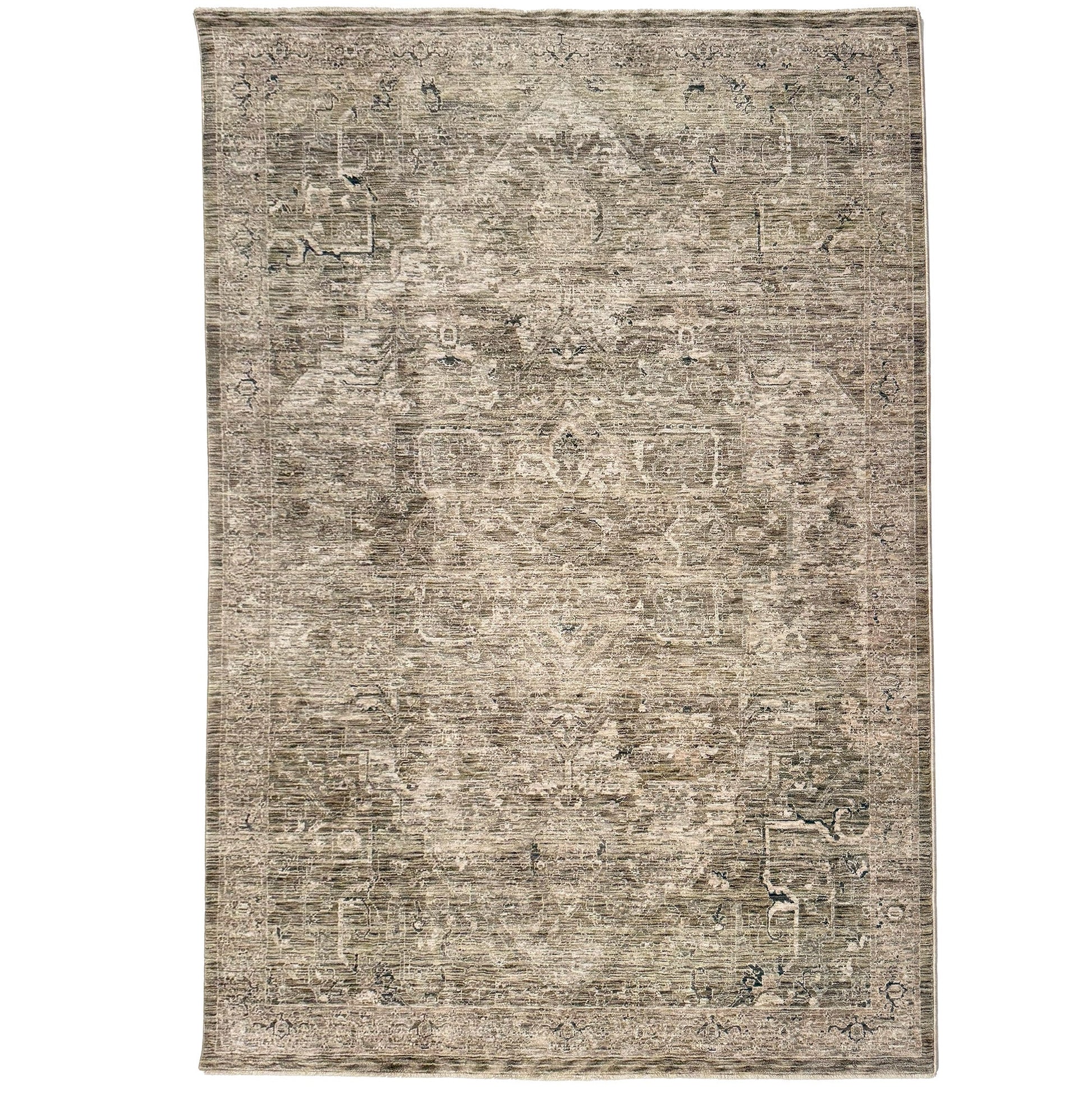 Capel Great Horn-Heriz Area Rug - Green