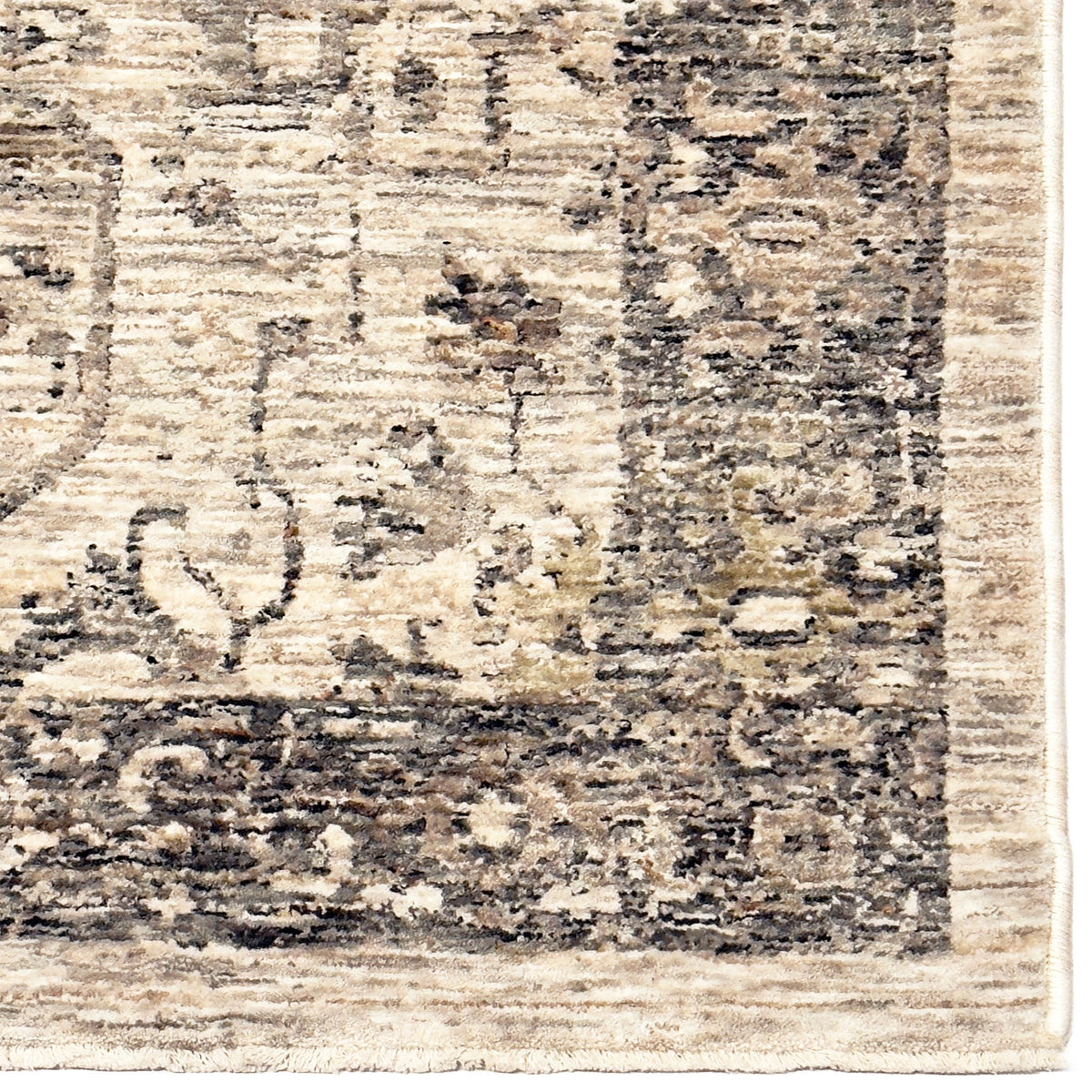 Capel Great Horn-Heriz Area Rug - Tan - Corner View