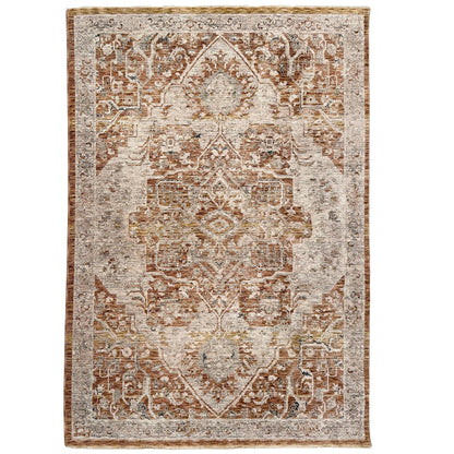 Capel Great Horn-Heriz Area Rug - Clay