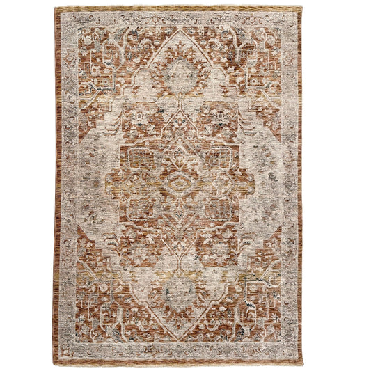 Capel Great Horn-Heriz Area Rug - Clay