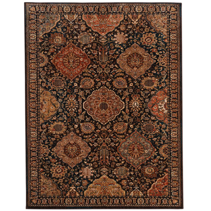 Bosphorus Rug – Bahktiar Chocolate – cabin lodge area rug