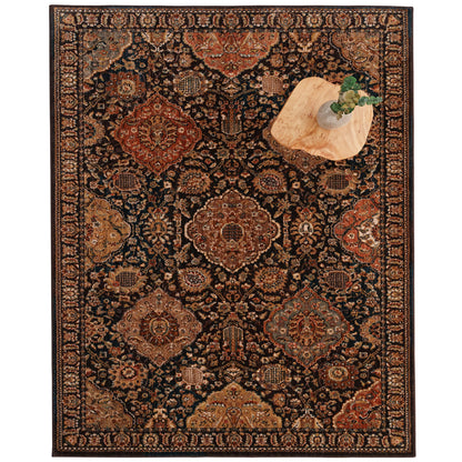 Bosphorus Rug – Bahktiar Chocolate – detail view