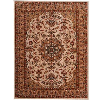 Bosphorus Rug – Heriz Natural – cabin lodge area rug
