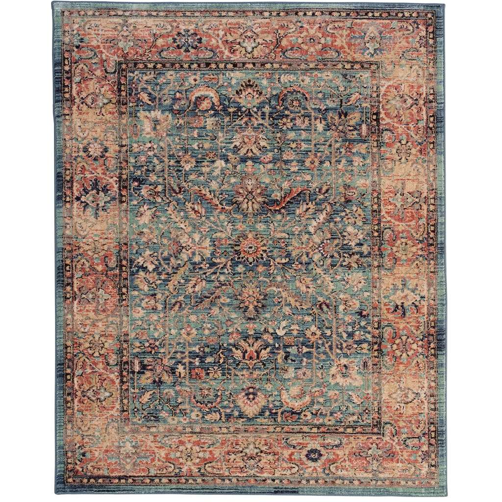 Bosphorus Rug – Ispahan Aqua – cabin lodge area rug