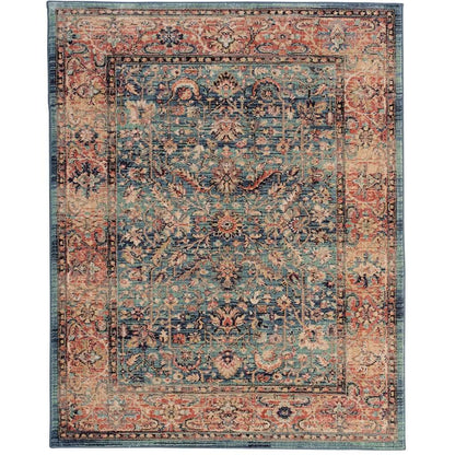 Bosphorus Rug – Ispahan Aqua – cabin lodge area rug