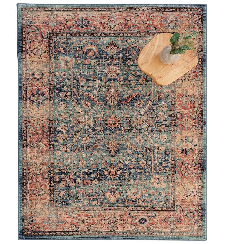 Bosphorus Rug – Ispahan Aqua – detail view