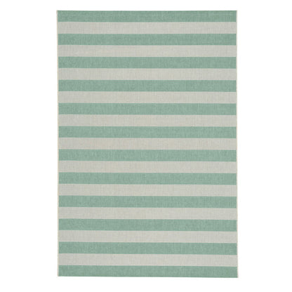 Finesse Rug – Stripe Spa Blue – cabin lodge area rug