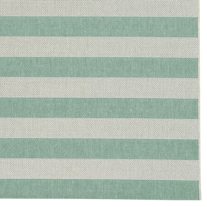 Finesse Rug – Stripe Spa Blue – detail view