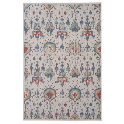 Captiva Rug – Ikat Ivory – cabin lodge area rug