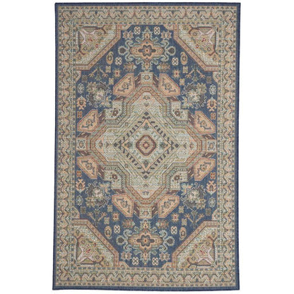 Captiva Rug – Tabriz Navy – cabin lodge area rug