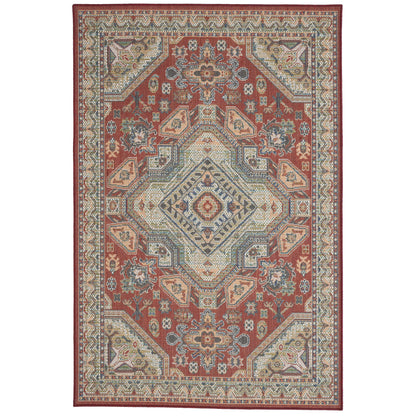 Captiva Rug – Tabriz Red – cabin lodge area rug