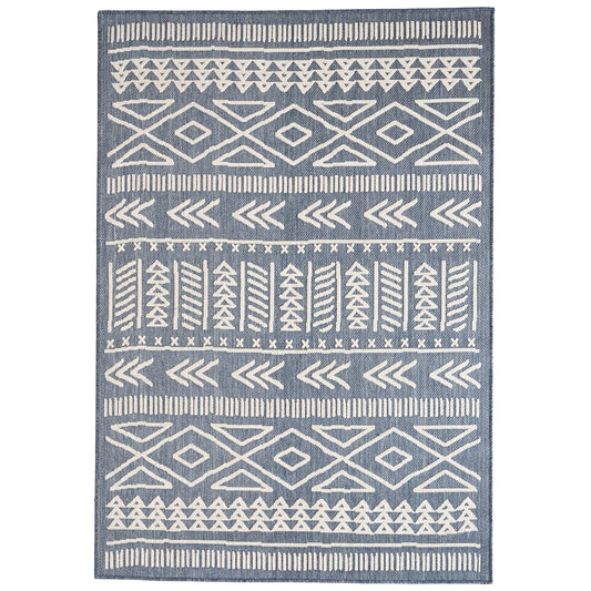 Retreat Rug – Lodge Denim – cabin lodge area rug