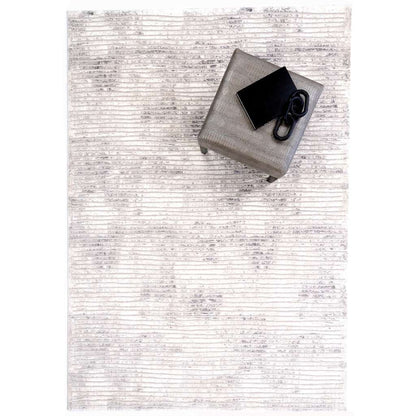Manhattan Rug – Gramercy Silver – detail view