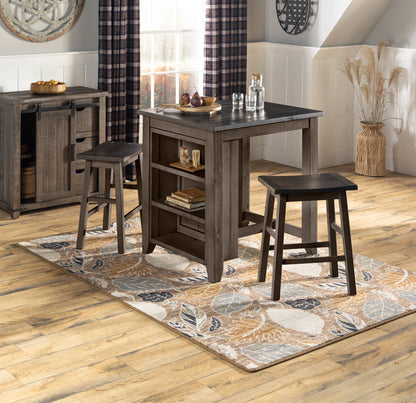 Leaves Rug – Suede – detail view