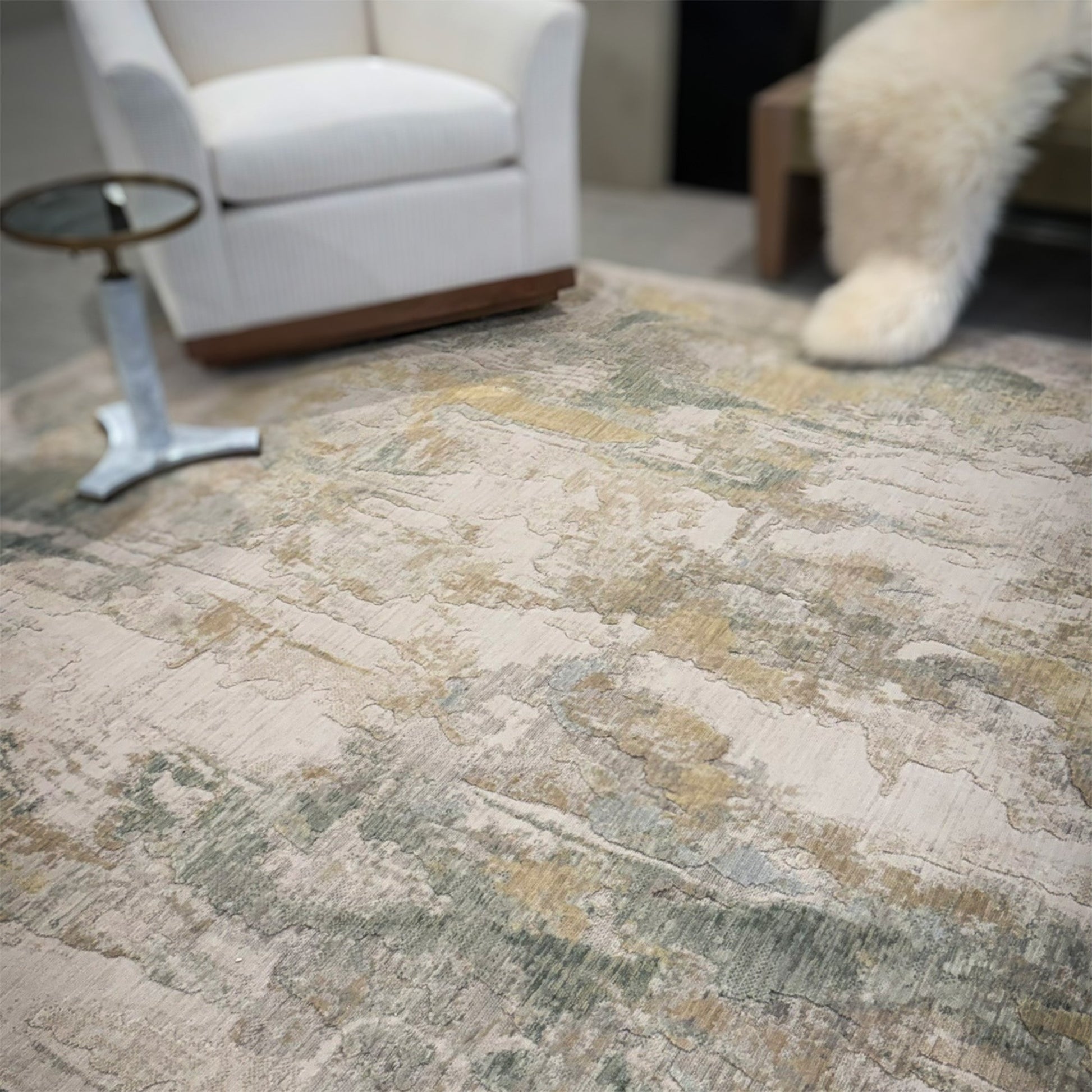 Capel Enchanted Area Rug - Carribean - Lifestyle View