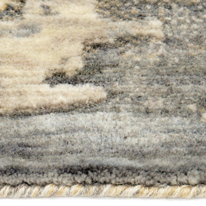 Capel Enchanted Area Rug - Smoke - Cross-Section View