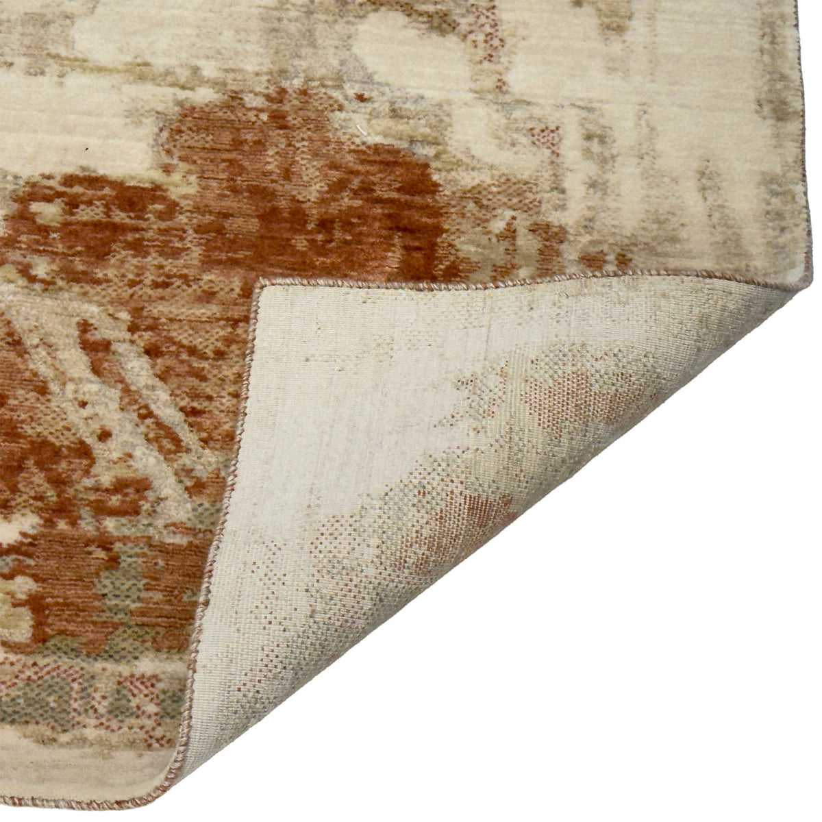 Capel Enchanted Area Rug - Spice - Back View
