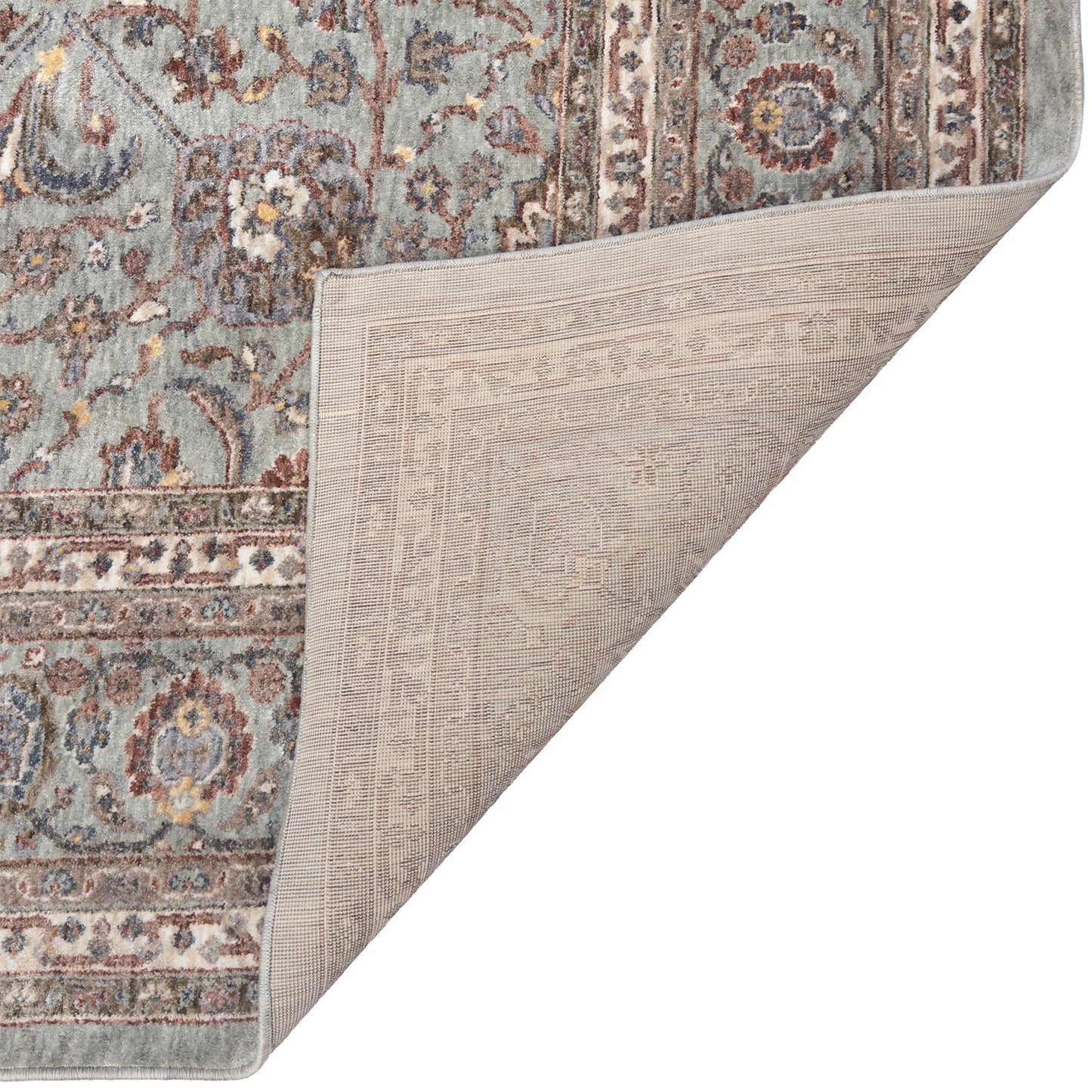 Capel Mt. Pleasant Area Rug - Lt. Green - Back View