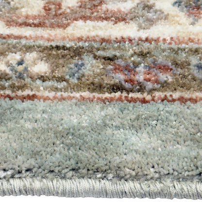 Capel Mt. Pleasant Area Rug - Lt. Green - Cross-Section View