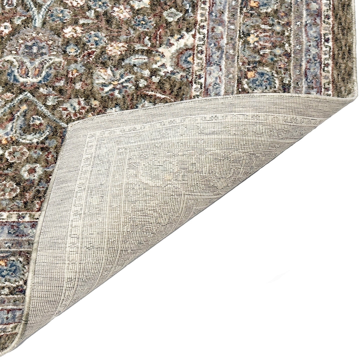 Capel Mt. Pleasant Area Rug - Med. Green - Back View