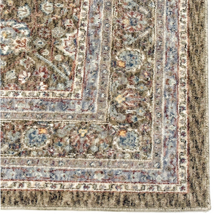 Capel Mt. Pleasant Area Rug - Med. Green - Corner View
