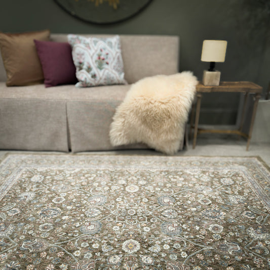 Capel Mt. Pleasant Area Rug - Med. Green - Lifestyle View